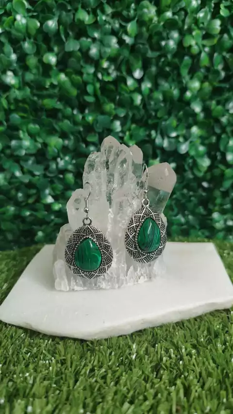 BRINCO INDIANO MALAQUITA - EQUILÍBRIO E CURA