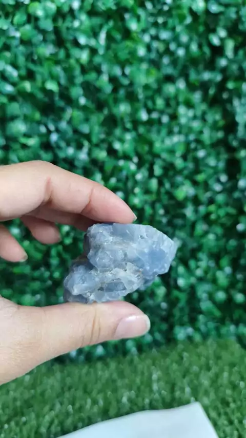 CALCITA AZUL BRUTA - CALMANTE, REDUZ ESTRESSE E AJUDA NA COMUNICAÇÃO 63