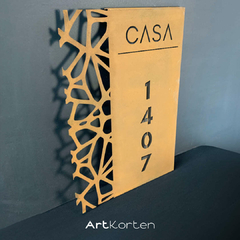 Placa Numérica Garden - comprar online