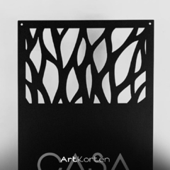 Placa Numérica Casa 37 - ArtKorten Laser Design