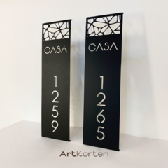 Placa Numérica Casa Voronoi - comprar online