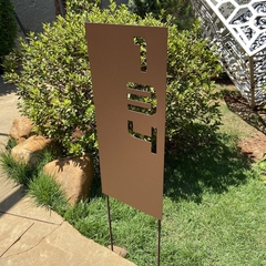 Placa Numérica Casa 134 - ArtKorten Laser Design
