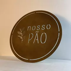 Placa Logo Circular - ArtKorten Laser Design