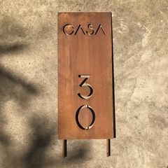 Placa Numérica Casa 30 na internet