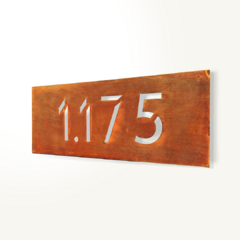 Placa Numérica Casa 1175 - comprar online