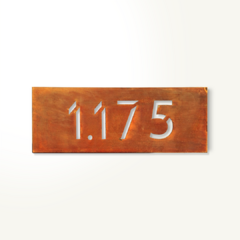 Placa Numérica Casa 1175