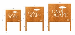 Placa Logo Landscape - comprar online