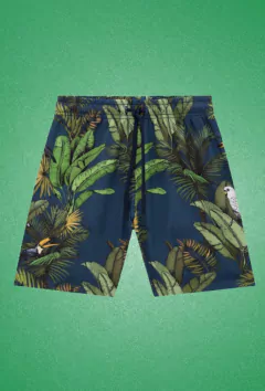 Bermuda Lucboo Folhagens e Tucano - comprar online