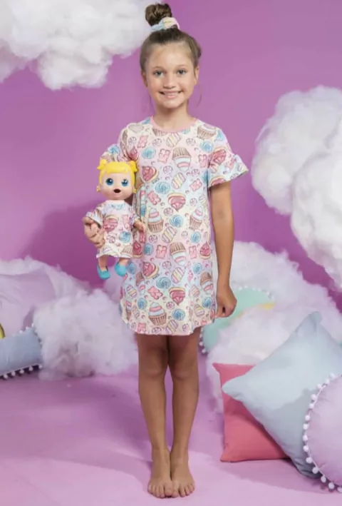 Camisola Kukiê Cupcake