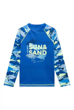 Camisa Lucboo Proteção UV Azul