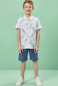 Camisa John Fox Social Folhagens - comprar online