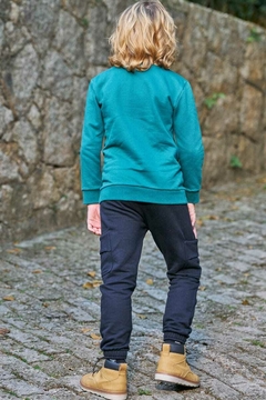 Conjunto Lucboo Blusão Verde e Calça Jogger - Amora
