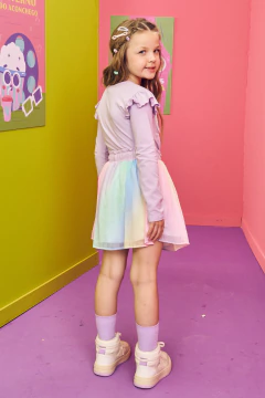 Conjunto Kukiê Coração Colorido na internet