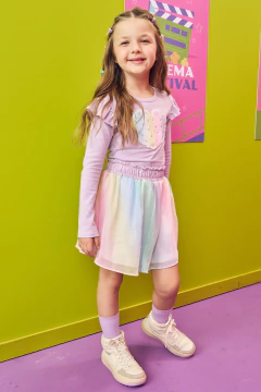 Conjunto Kukiê Coração Colorido - comprar online