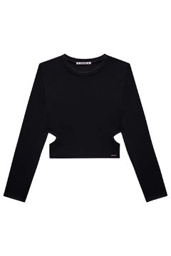 Blusa Lilimoon Cropped Preto na internet