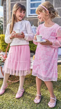 Vestido Kukiê Rosa Paetê - comprar online