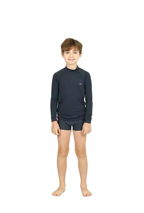 Blusa Siri Proteção UV Preto