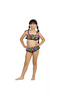 Biquini Siri Preto Colorido