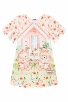 Vestido Kukiê Ursinhos Colorido na internet