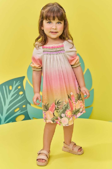 Vestido Infanti Wave Colorido