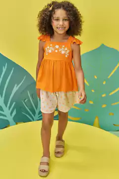 Conjunto Infanti Bata e Short