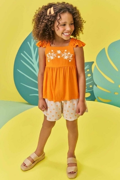 Conjunto Infanti Bata e Short - comprar online