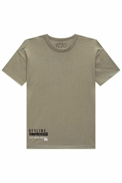 Camiseta John Fox Off Line Marrom - loja online