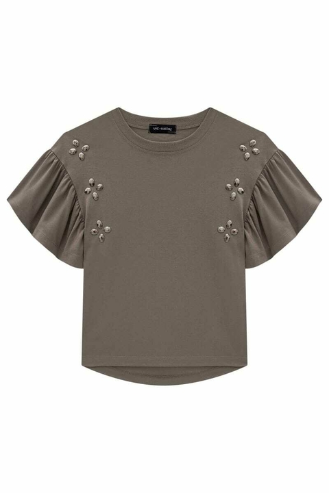 Blusa Vic&Vicky Marrom