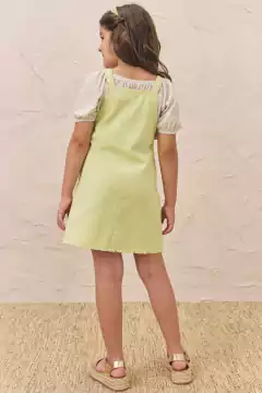 Conjunto Infanti Blusa Boxy e Salopete Sarja Pita na internet