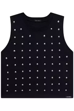 Blusa Vic&Vicky Boxy Over Preto