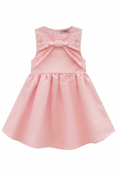 Vestido Infanti Rosa com Strass - comprar online