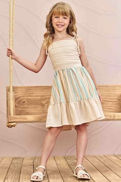 Vestido Infanti Visco Twill Branco