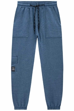 Calça john fox Jogger em Malha Denim - comprar online