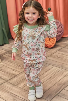 Conjunto Kukiê de Blusão e Calça em Moletom na internet