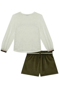 Conjunto Kukiê de Blusa em Malha Power e Shorts - loja online