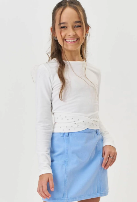 Blusa Lilimoon Boxy em Molecotton - comprar online