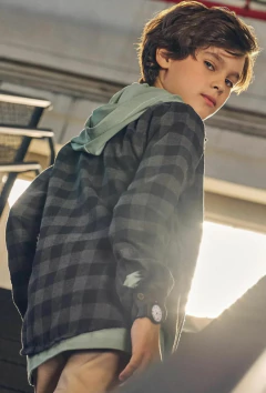 Camisa John Fox em Flanela Xadrez Fio Tinto - Amora