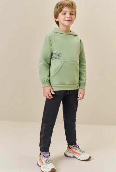 Conjunto Lucboo de Blusão em Moletom com Pelúcia e Calça Jogger - comprar online