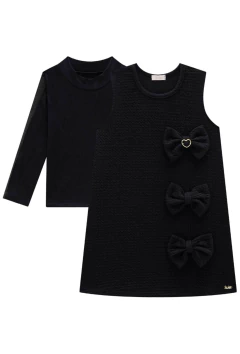 Vestido Kukiê em Jacquard Soviello e Blusa em Cotton - comprar online