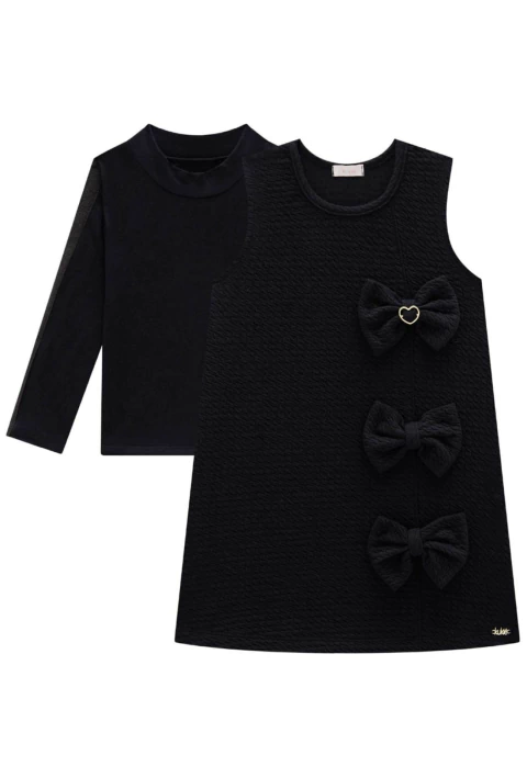 Vestido Kukiê em Jacquard Soviello e Blusa em Cotton - comprar online