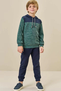 Conjunto Lucboo de Blusão em Ribana e Moletom e Calça Jogger em Moletom - comprar online