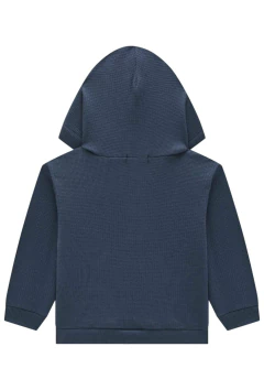 Imagem do Conjunto Lucboo de Blusão em Malha Waffle e Calça em Cotton Jeans