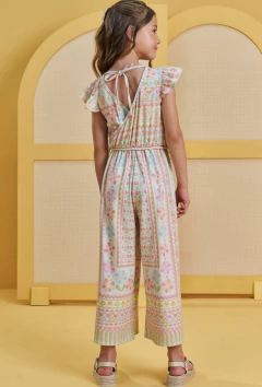 Macacão Infanti em Malha Fresh Bege - Amora