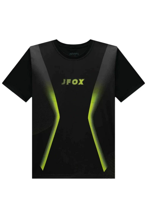 Camiseta John Fox em Malha Dry Sport Preto - comprar online