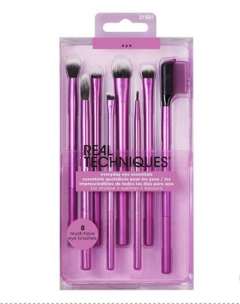 KIT DE 8 PINCEIS REAL TECHNIQUES EYE ESSENTIALS
