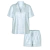 Pijama Curto Palest Blue Butterfly VICTORIA’S SECRET G - comprar online