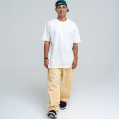 CALÇA STREET DE SARJA CREME - loja online