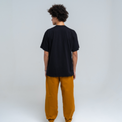 CAMISETA PREMIUM MALHÃO AMERICANO OVERSIZED PRETA na internet