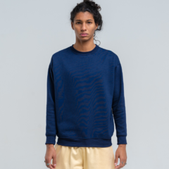 MOLETOM CARECA OVERSIZED AZUL MARINHO