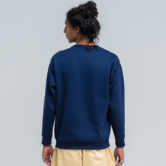 MOLETOM CARECA OVERSIZED AZUL MARINHO na internet